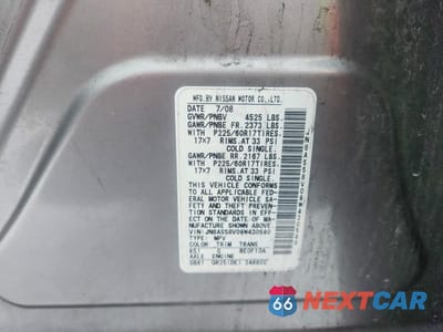 Zdjęcie 12 z 12 samochodu: 2009 NISSAN ROGUE S VIN:JN8AS58V09W430590 - miniatura