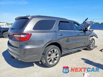 Trzecie zdjęcie samochodu z tyłu: 2019 DODGE DURANGO GT VIN:1C4RDJDG3KC536466 - miniatura