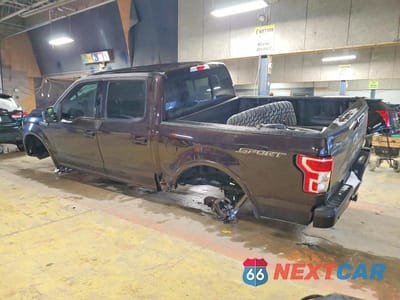 Drugie zdjęcie samochodu z przodu: 2018 FORD F150 SUPERCREW VIN:1FTEW1CG9JFB51307 - miniatura