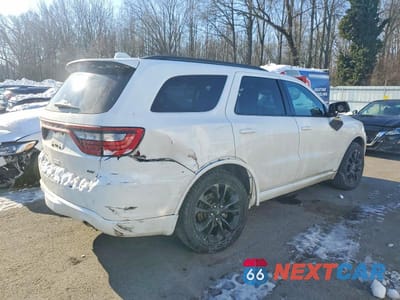 Trzecie zdjęcie samochodu z tyłu: 2021 DODGE DURANGO GT VIN:1C4RDJDG0MC689521 - miniatura