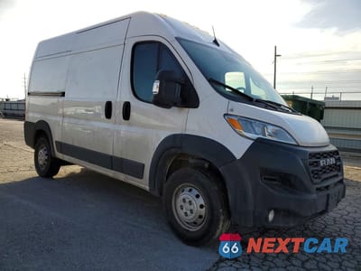 Czwarte zdjęcie samochodu z boku: 2023 RAM PROMASTER 2500 2500 HIGH VIN:3C6LRVCG8PE529925 - miniatura