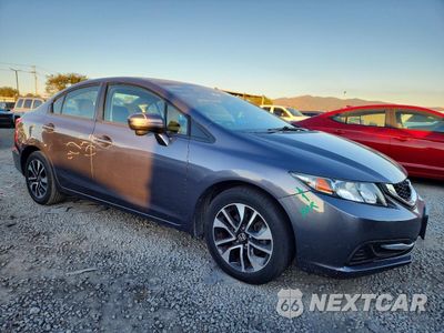 Czwarte zdjęcie samochodu z boku: 2014 HONDA CIVIC EX VIN:19XFB2F82EE235026 - miniatura