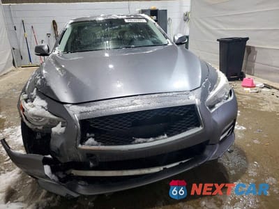 Piąte zdjęcie samochodu w środku: 2015 INFINITI Q50 BASE VIN:JN1BV7AR3FM405533 - miniatura