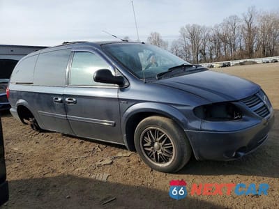 Czwarte zdjęcie samochodu z boku: 2007 DODGE GRAND CARAVAN SXT VIN:2D4GP44L87R181888 - miniatura