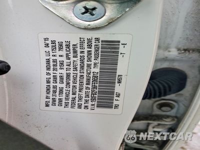 Zdjęcie 13 z 15 samochodu: 2015 HONDA CIVIC LX VIN:19XFB2F56FE065812 - miniatura