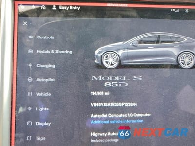 Zdjęcie 9 z 11 samochodu: 2016 TESLA MODEL S VIN:5YJSA1E25GF123844 - miniatura