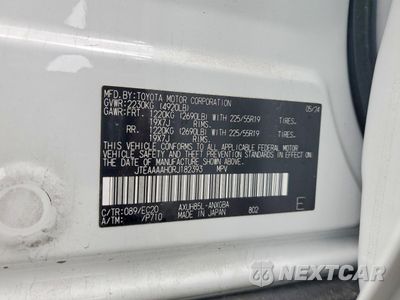 Zdjęcie 13 z 13 samochodu: 2024 TOYOTA VENZA LE VIN:JTEAAAAH0RJ182393 - miniatura