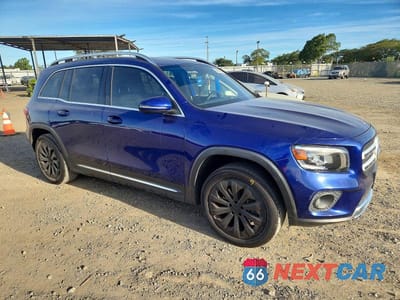 Czwarte zdjęcie samochodu z boku: 2020 MERCEDES-BENZ GLB 250 VIN:W1N4M4GB7LW020664 - miniatura