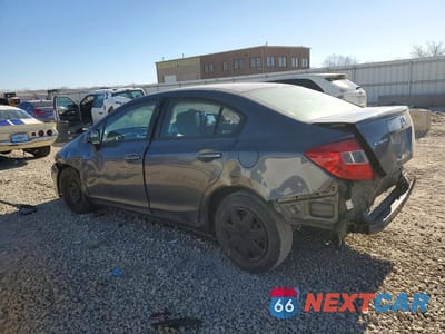 Drugie zdjęcie samochodu z przodu: 2012 HONDA CIVIC LX VIN:19XFB2F5XCE086268 - miniatura