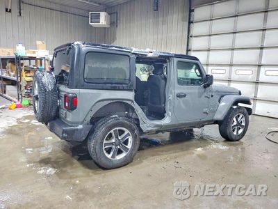 Trzecie zdjęcie samochodu z tyłu: 2019 JEEP WRANGLER UNLIMITED SAHARA VIN:1C4HJXEN6KW509376 - miniatura