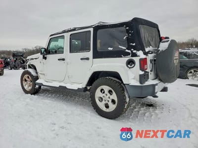 Drugie zdjęcie samochodu z przodu: 2014 JEEP WRANGLER UNLIMITED SAHARA VIN:1C4HJWEG5EL126269 - miniatura