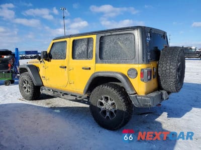 Drugie zdjęcie samochodu z przodu: 2018 JEEP WRANGLER UNLIMITED RUBICON VIN:1C4HJXFG0JW279932 - miniatura