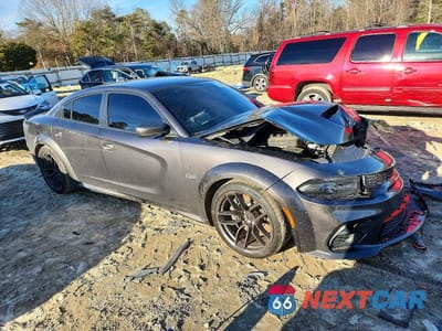 Czwarte zdjęcie samochodu z boku: 2021 DODGE CHARGER SCAT PACK VIN:2C3CDXGJ3MH570041 - miniatura