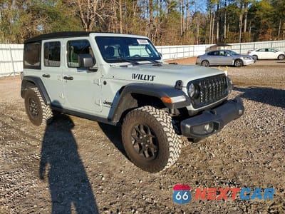 Czwarte zdjęcie samochodu z boku: 2024 JEEP WRANGLER SPORT VIN:1C4PJXDG4RW262397 - miniatura