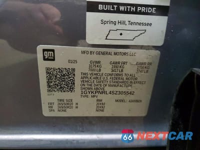 Zdjęcie 13 z 13 samochodu: 2025 CADILLAC LYRIQ LUXURY VIN:1GYKPNRL4SZ305542 - miniatura