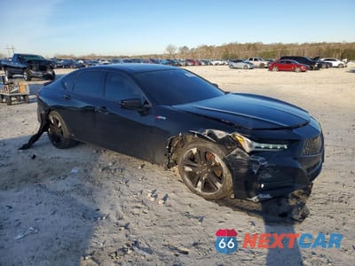 Czwarte zdjęcie samochodu z boku: 2021 ACURA TLX TECH A VIN:19UUB5F55MA011668 - miniatura