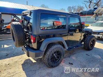 Trzecie zdjęcie samochodu z tyłu: 2014 JEEP WRANGLER SPORT VIN:1C4AJWAG4EL135620 - miniatura