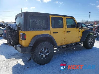 Trzecie zdjęcie samochodu z tyłu: 2018 JEEP WRANGLER UNLIMITED RUBICON VIN:1C4HJXFG0JW279932 - miniatura