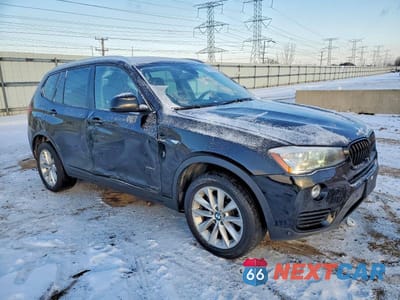 Czwarte zdjęcie samochodu z boku: 2017 BMW X3 XDRIVE28I VIN:5UXWX9C52H0T00828 - miniatura