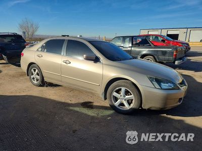 Czwarte zdjęcie samochodu z boku: 2003 HONDA ACCORD EX VIN:1HGCM566X3A116817 - miniatura