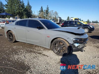 Czwarte zdjęcie samochodu z boku: 2023 DODGE CHARGER SCAT PACK VIN:2C3CDXGJ9PH625063 - miniatura