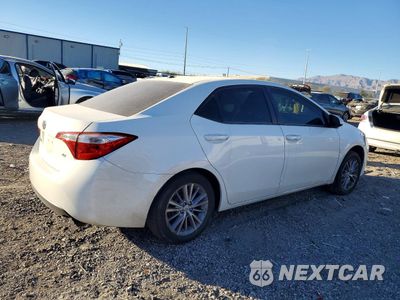 Trzecie zdjęcie samochodu z tyłu: 2014 TOYOTA COROLLA L VIN:5YFBURHE7EP112468 - miniatura