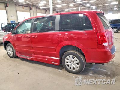 Drugie zdjęcie samochodu z przodu: 2016 DODGE GRAND CARAVAN SE VIN:2C4RDGBG4GR176385 - miniatura