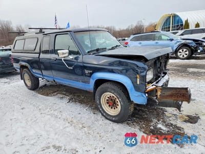 Czwarte zdjęcie samochodu z boku: 1987 FORD RANGER SUPER CAB VIN:1FTCR15T8HPB40652 - miniatura
