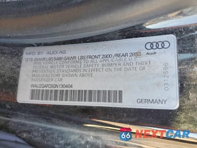 Zdjęcie 12 z 13 samochodu: 2016 AUDI A7 PRESTIGE VIN:WAU2GAFC6GN130404 - miniatura