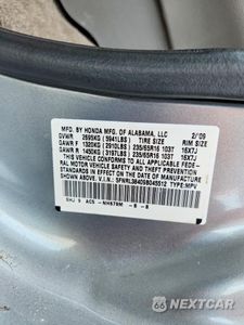 Zdjęcie 13 z 13 samochodu: 2009 HONDA ODYSSEY EX VIN:5FNRL38409B045512 - miniatura