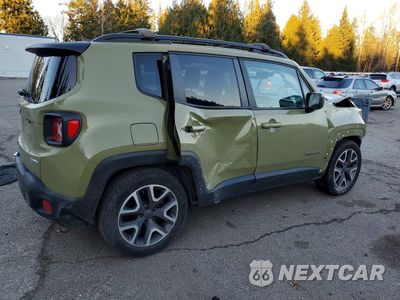Trzecie zdjęcie samochodu z tyłu: 2015 JEEP RENEGADE LATITUDE VIN:ZACCJABT0FPB76544 - miniatura