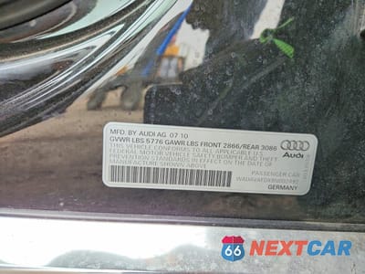 Zdjęcie 12 z 13 samochodu: 2011 AUDI A8 QUATTRO VIN:WAUAVAFDXBN002492 - miniatura