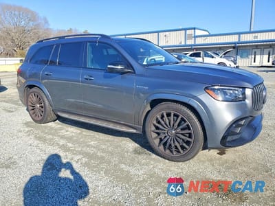 Czwarte zdjęcie samochodu z boku: 2021 MERCEDES-BENZ GLS 63 AMG 4MATIC VIN:4JGFF8KE3MA381077 - miniatura
