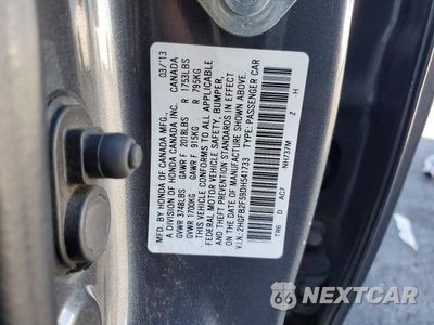 Zdjęcie 13 z 13 samochodu: 2013 HONDA CIVIC VIN:2HGFB2F59DH541733 - miniatura