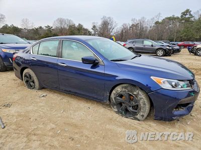 Czwarte zdjęcie samochodu z boku: 2017 HONDA ACCORD LX VIN:1HGCR2F36HA101423 - miniatura