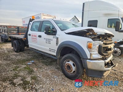 Czwarte zdjęcie samochodu z boku: 2022 FORD F450 SUPER DUTY FLATBED TRUCK VIN:1FD0W4GT1NED14946 - miniatura