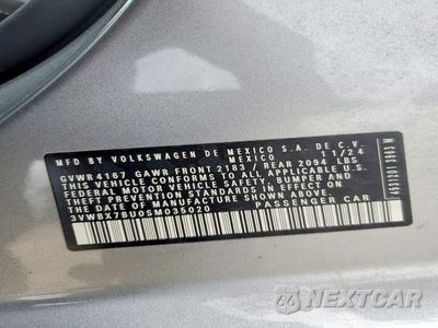 Zdjęcie 12 z 12 samochodu: 2025 VOLKSWAGEN JETTA SPORT VIN:3VWBX7BU0SM035020 - miniatura