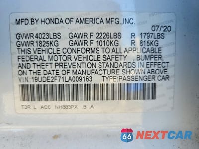 Zdjęcie 13 z 13 samochodu: 2020 ACURA ILX PREMIUM VIN:19UDE2F71LA009163 - miniatura