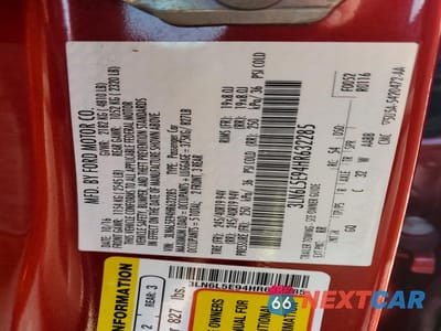 Zdjęcie 12 z 13 samochodu: 2017 LINCOLN MKZ RESERVE VIN:3LN6L5E94HR632285 - miniatura