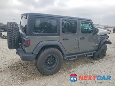Trzecie zdjęcie samochodu z tyłu: 2018 JEEP WRANGLER UNLIMITED SPORT VIN:1C4HJXDG9JW228447 - miniatura