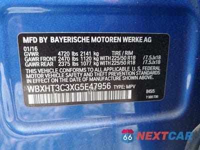 Zdjęcie 14 z 14 samochodu: 2016 BMW X1 XDRIVE28I VIN:WBXHT3C3XG5E47956 - miniatura