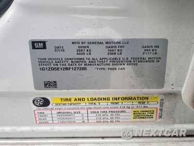 Zdjęcie 12 z 12 samochodu: 2011 CHEVROLET MALIBU 2LT VIN:1G1ZD5E12BF127285 - miniatura