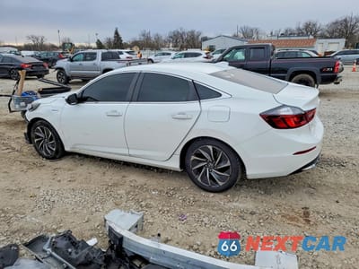 Drugie zdjęcie samochodu z przodu: 2022 HONDA INSIGHT TOURING VIN:19XZE4F92NE002739 - miniatura