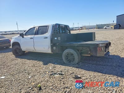 Drugie zdjęcie samochodu z przodu: 2023 CHEVROLET SILVERADO 1500 FLATBED TRUCK VIN:3GCUDCED0PG121474 - miniatura