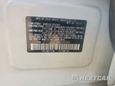 Zdjęcie 12 z 13 samochodu: 2017 SUBARU FORESTER 2.5I PREMIUM VIN:JF2SJAGC7HH586948 - miniatura