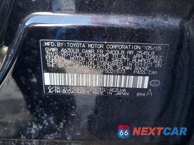 Zdjęcie 12 z 12 samochodu: 2015 LEXUS IS 350 BASE VIN:JTHBE1D2XF5021573 - miniatura