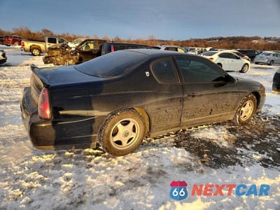 Trzecie zdjęcie samochodu z tyłu: 2001 CHEVROLET MONTE CARLO LS VIN:2G1WW15E319318634 - miniatura