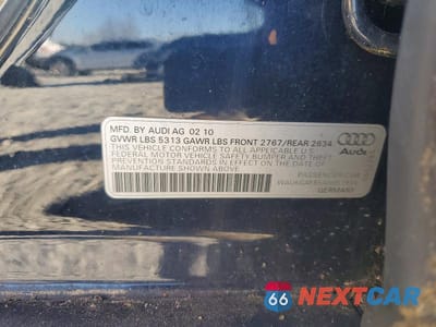 Zdjęcie 12 z 12 samochodu: 2010 AUDI A6 PRESTIGE VIN:WAUKGAFB5AN057914 - miniatura