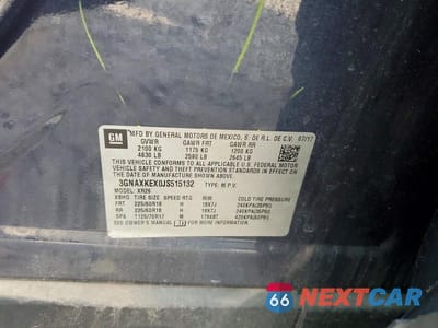 Zdjęcie 12 z 12 samochodu: 2018 CHEVROLET EQUINOX LT VIN:3GNAXKEX0JS515132 - miniatura
