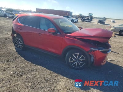 Czwarte zdjęcie samochodu z boku: 2018 MAZDA CX-5 GRAND TOURING VIN:JM3KFBDM8J0388846 - miniatura